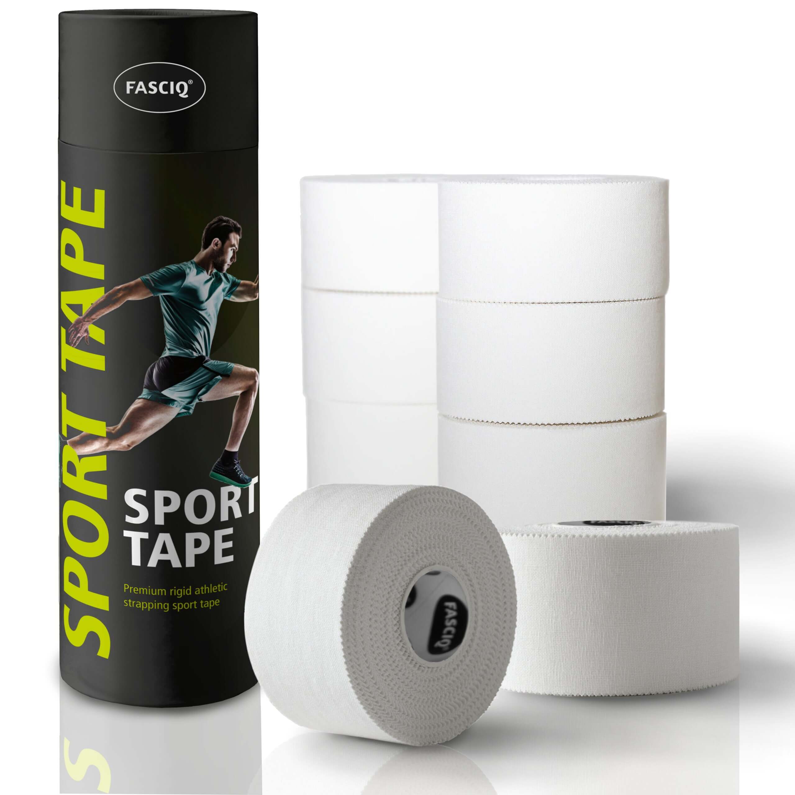 FASCIQ Premium Athletic Sports Tape | 8 Rolls